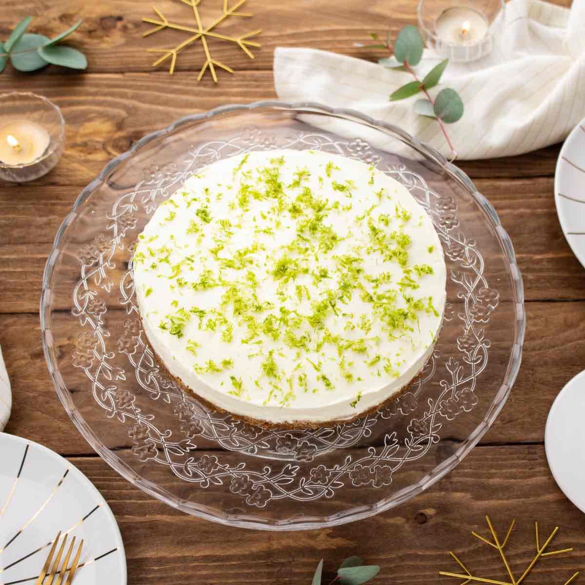 Cheesecake Divin au Citron Vert