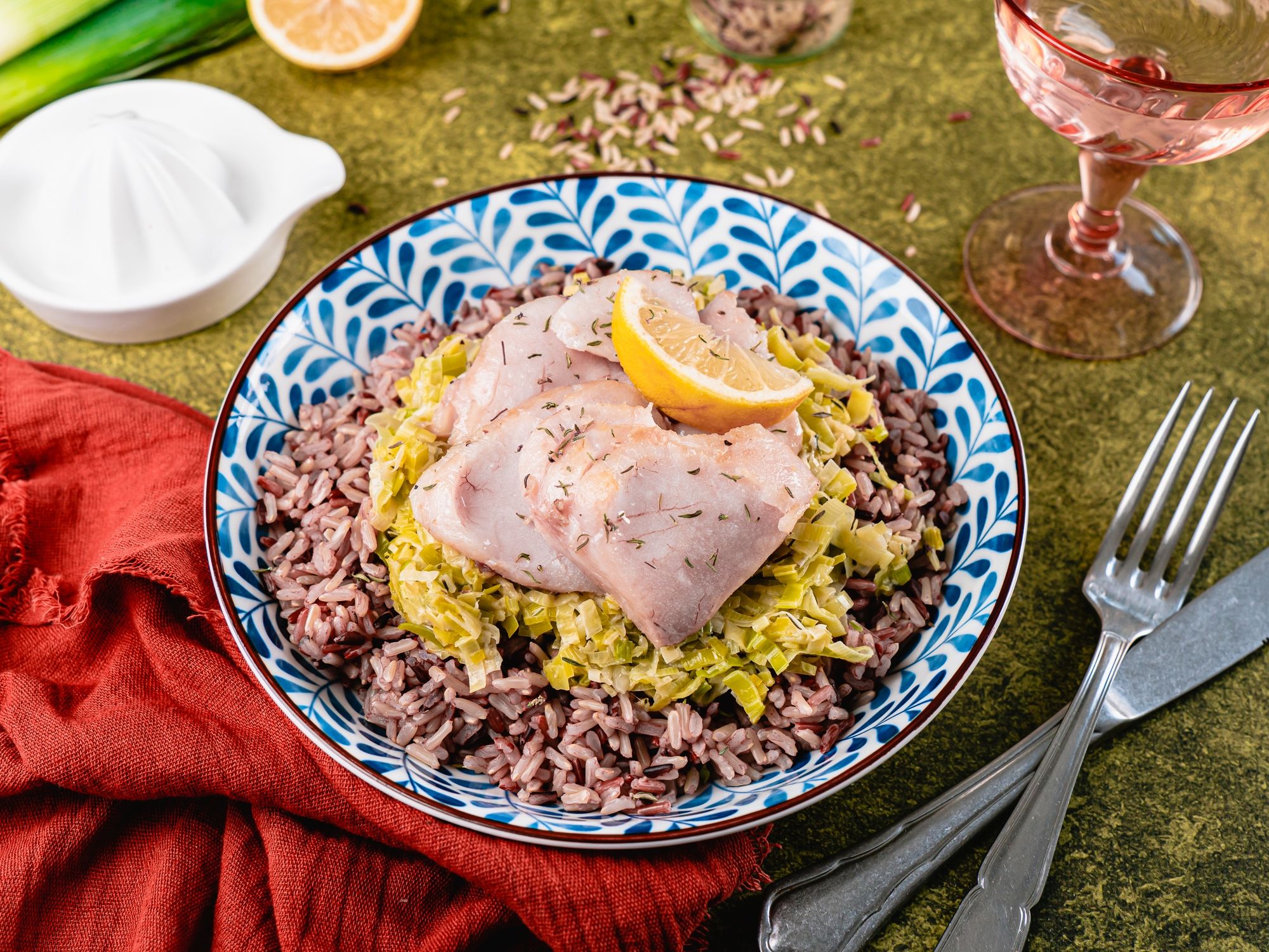 Poisson de la Criée & Fondue de Poireaux Citronnée - Recette - Les Commis