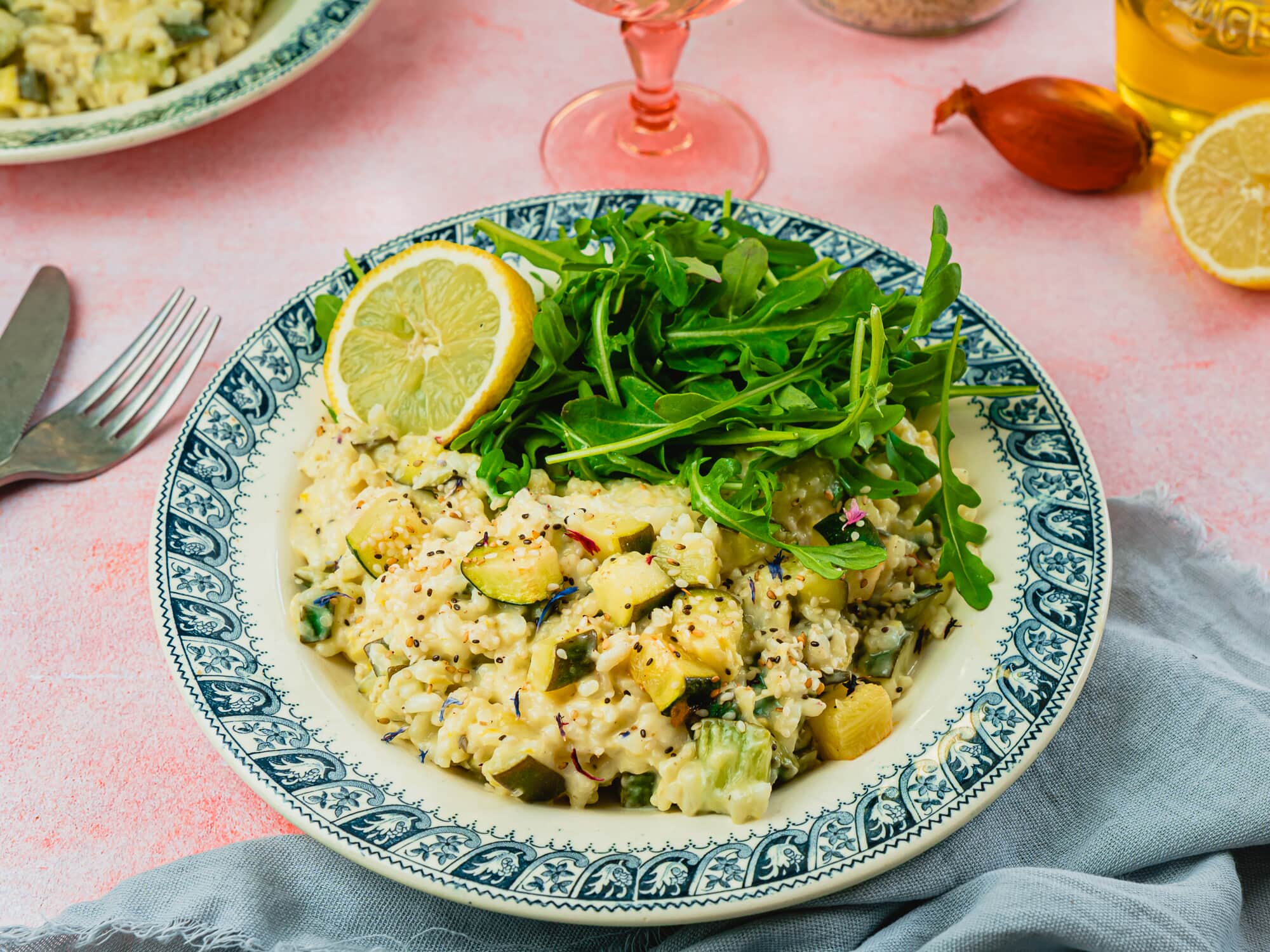 Risotto Crémeux Courgettes & Citron